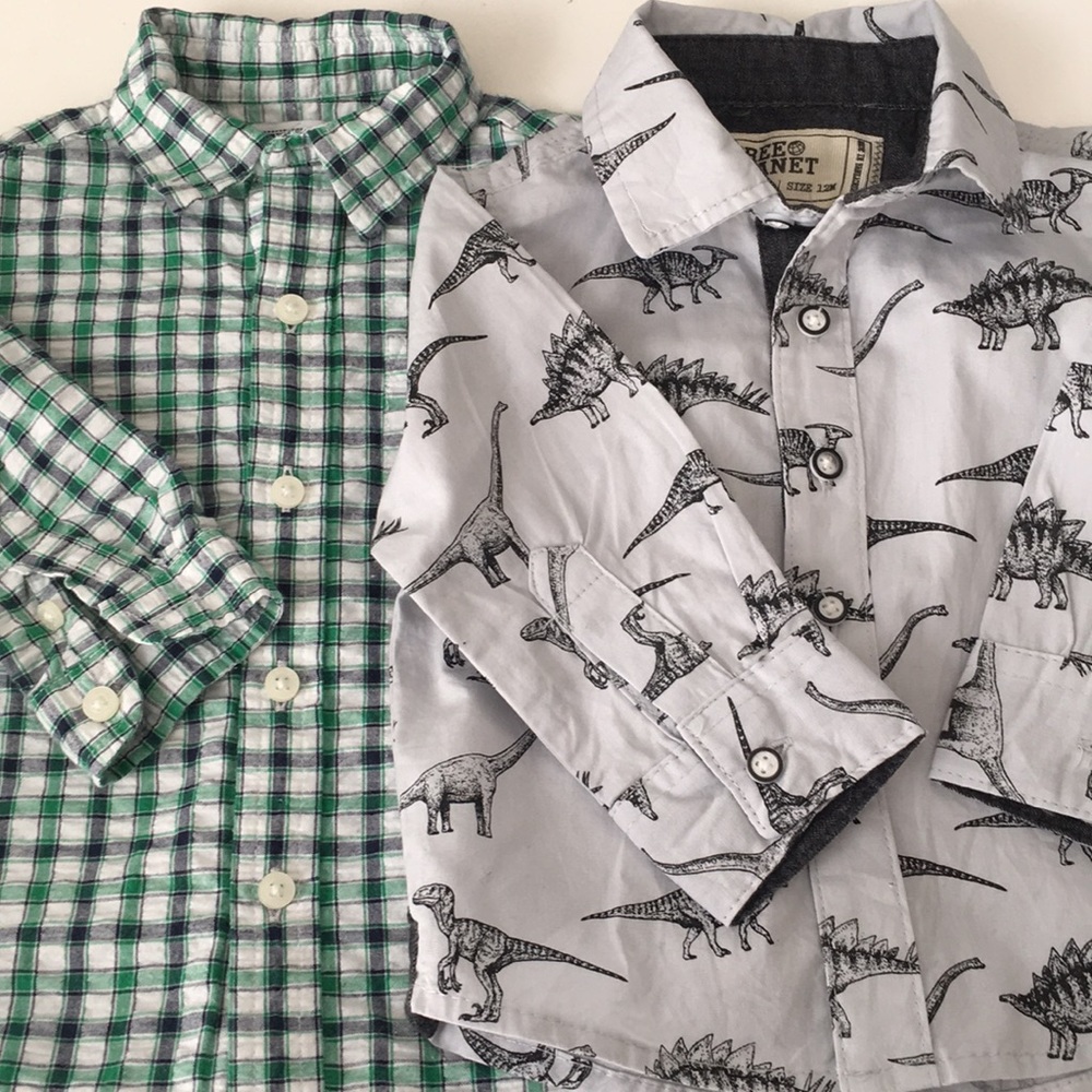 Janie and Jack / Free Planet Boy’s Shirts (2)